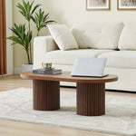 Load image into Gallery viewer, ELVORA oval coffee table side view