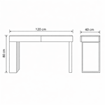 قم بتحميل الصورة إلى عارض الصور، ARVO Console Table - woodx