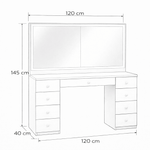 Load image into Gallery viewer, ELVAN Vanity Desk - woodx