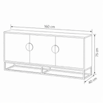 قم بتحميل الصورة إلى عارض الصور، LEOVO Sideboard - woodx