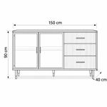 Load image into Gallery viewer, RIVARO Sideboard - woodx