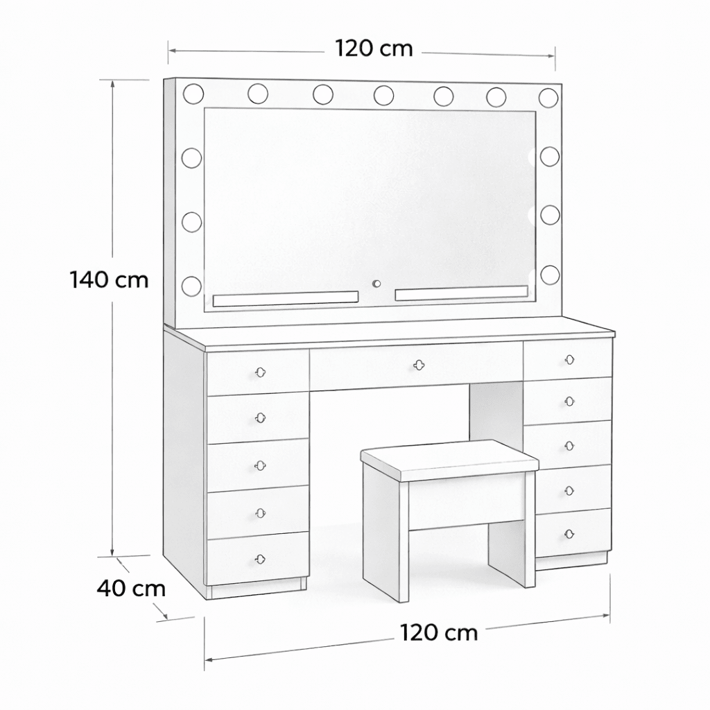 AUREN Vanity Desk - woodx