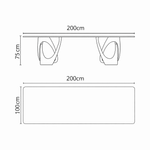 Load image into Gallery viewer, AUREX Dining Table - woodx