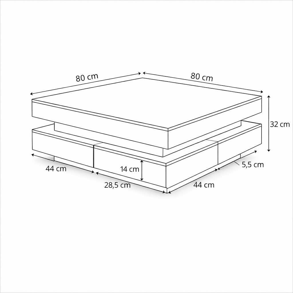 AVERO Coffee Table - woodx