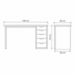 قم بتحميل الصورة إلى عارض الصور، AVERO Desk - woodx