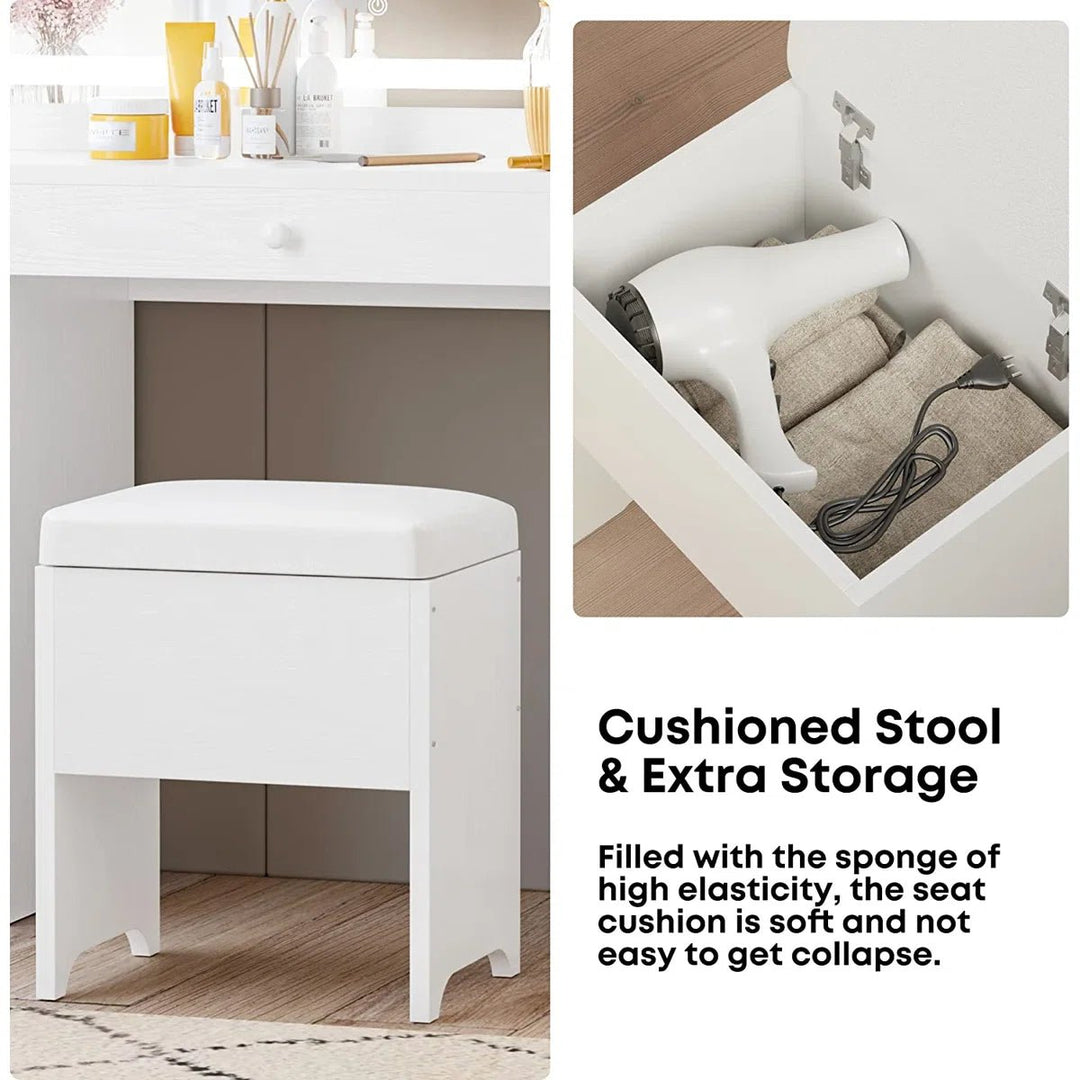 ELVAN Vanity Desk - woodx