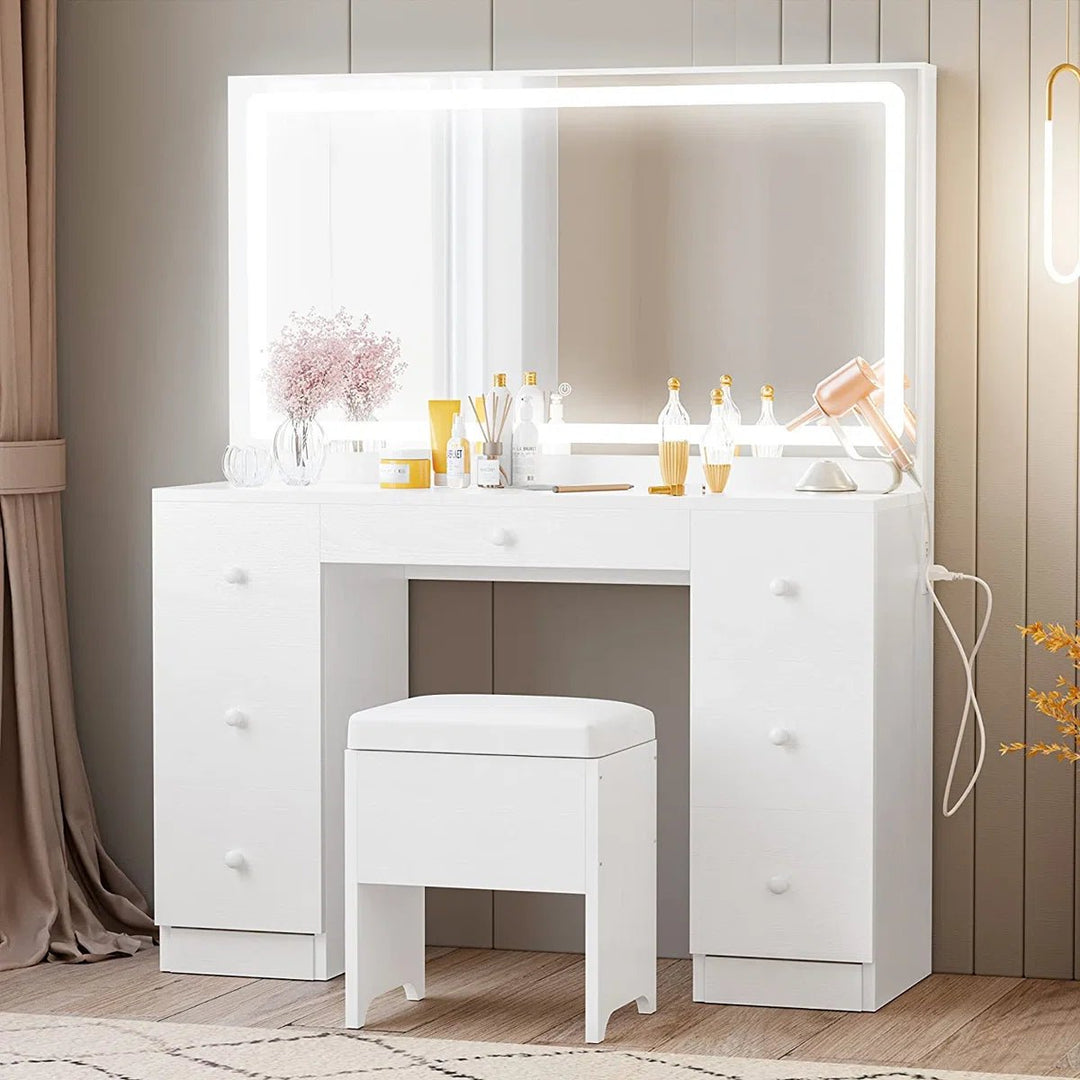 ELVAN Vanity Desk - woodx