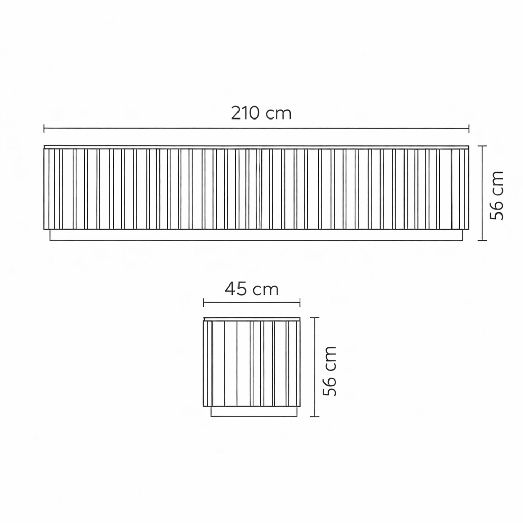 FLUTO TV Unit - woodx