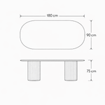 قم بتحميل الصورة إلى عارض الصور، LIORA Dining Table - woodx