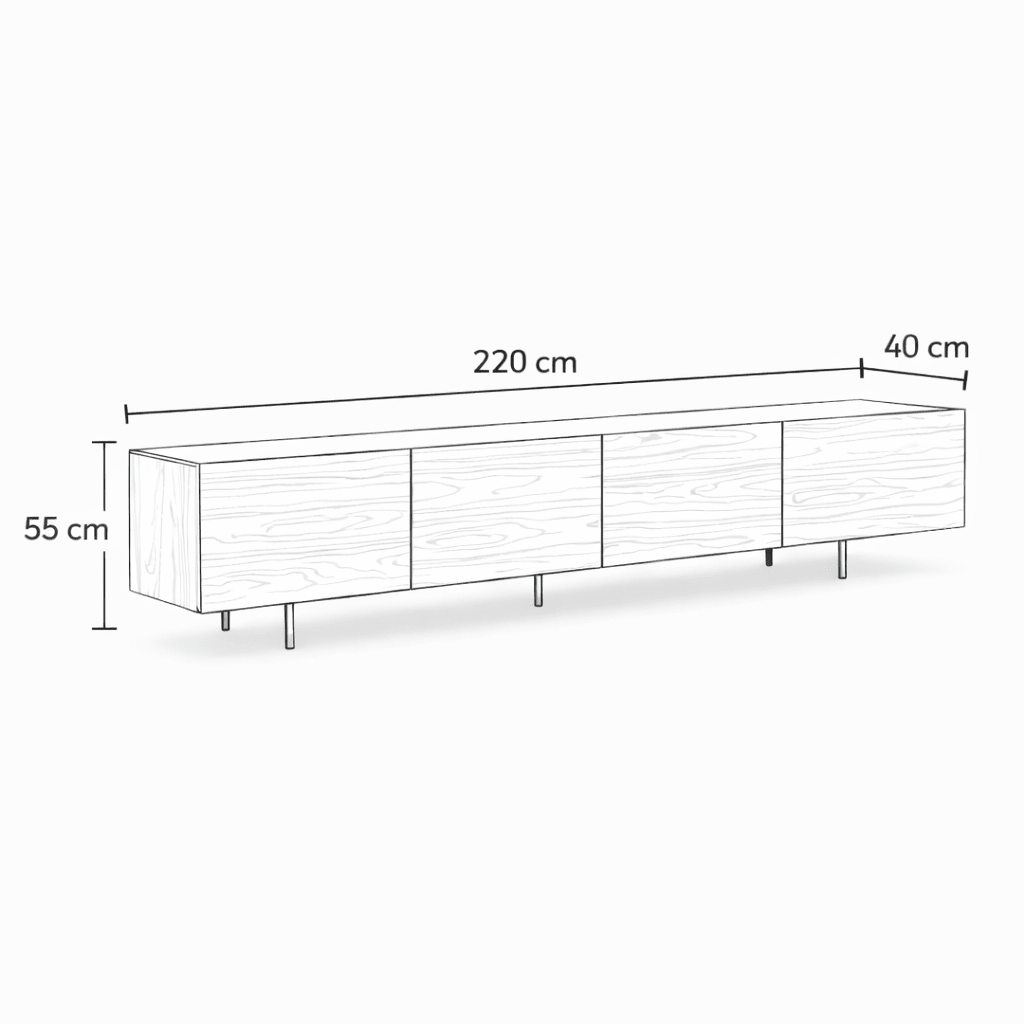 LUNARO TV Unit - woodx
