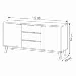قم بتحميل الصورة إلى عارض الصور، Mirevo Sideboard - woodx