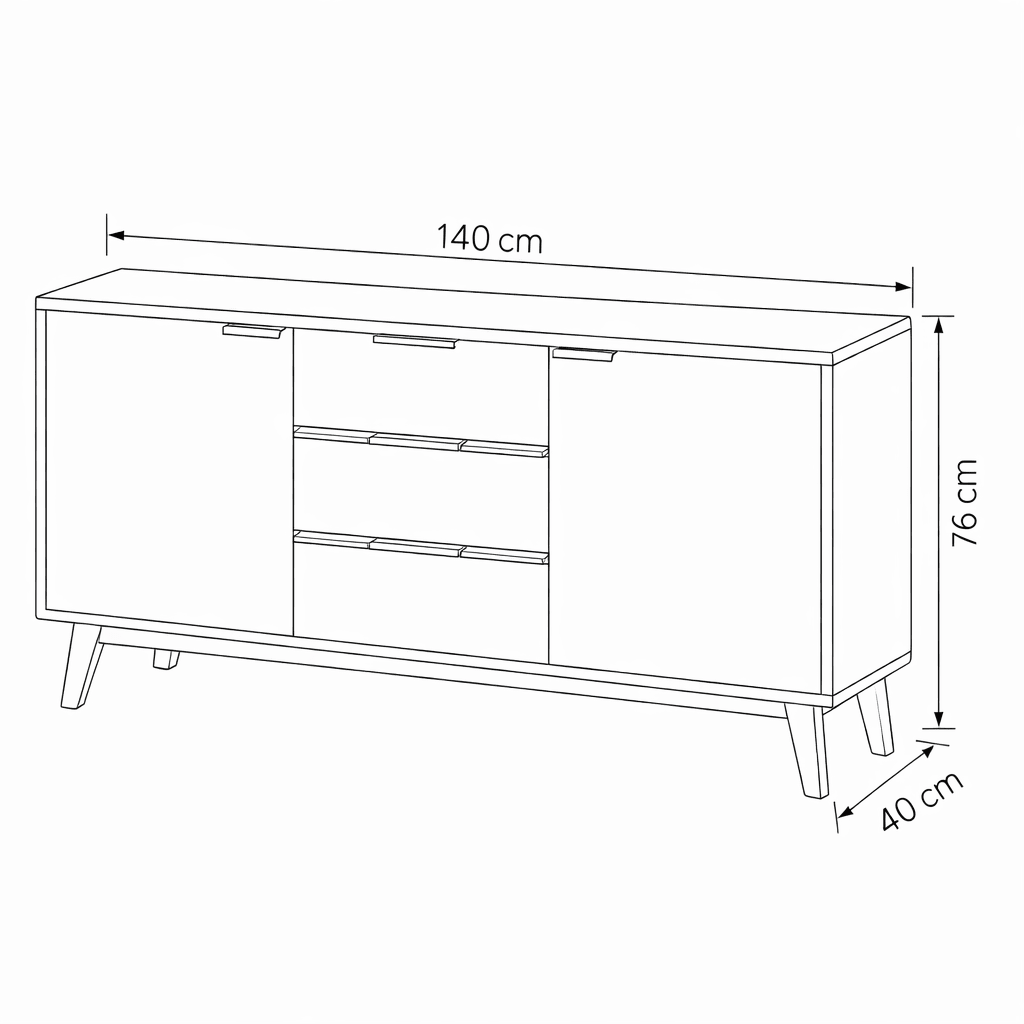 Mirevo Sideboard - woodx