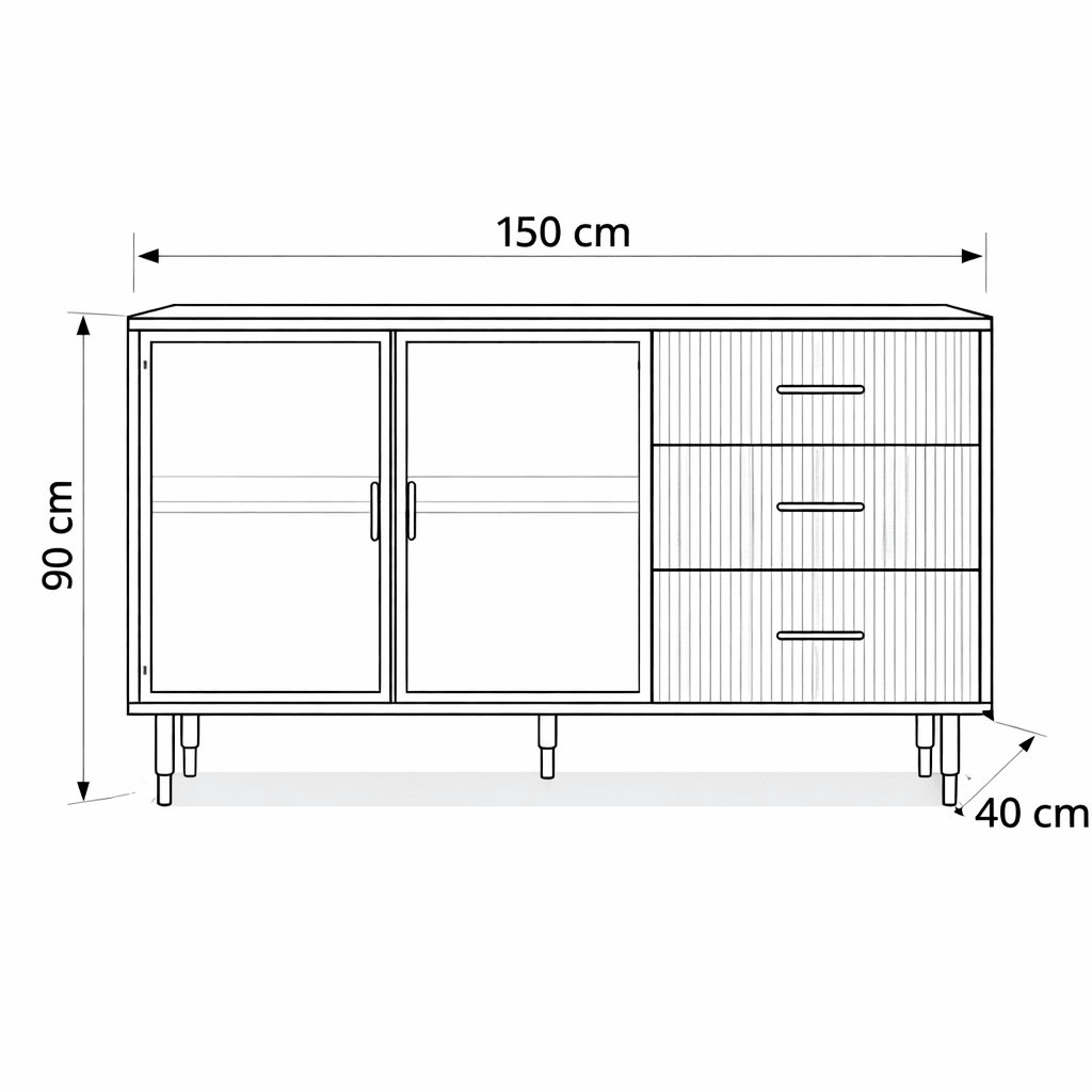 RIVARO Sideboard - woodx