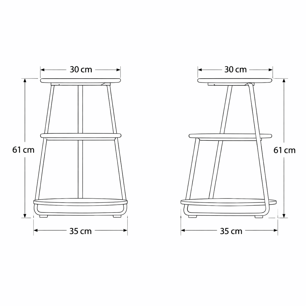 TIVARO Side Table - woodx