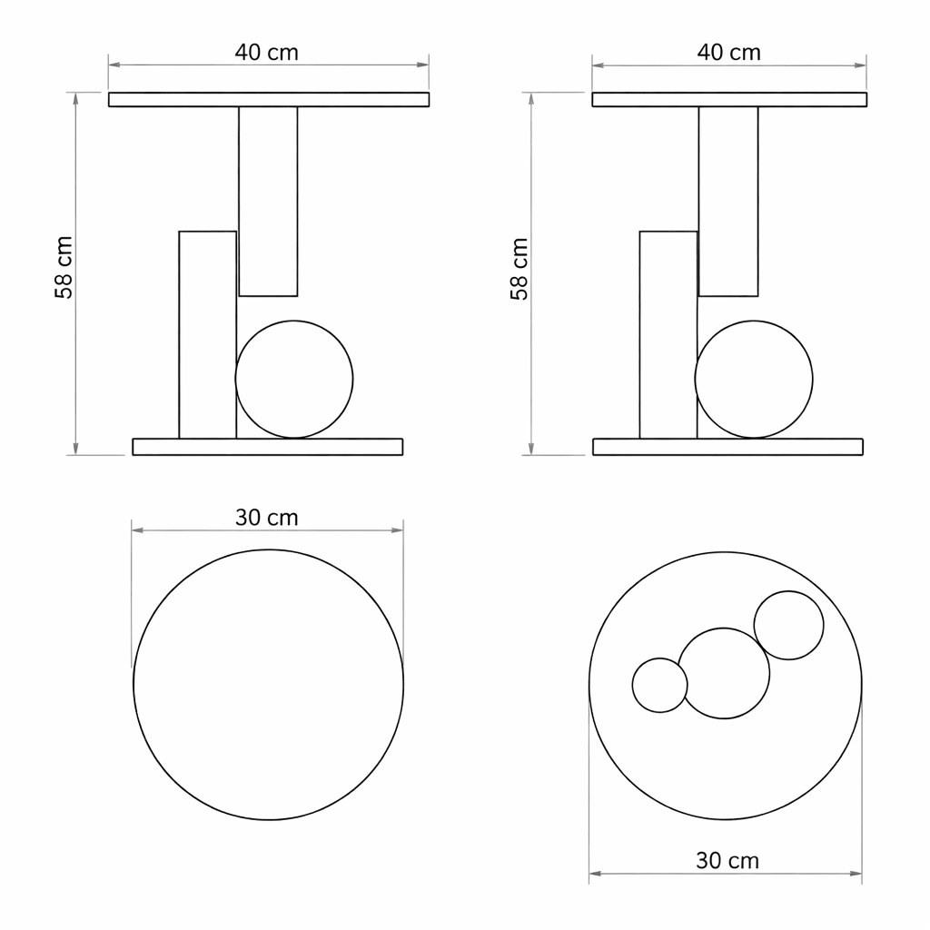 VELORA Side Table - woodx